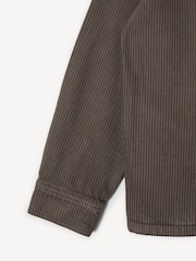 Stan Ray Grey Zip Through Striped Overshirt - Image 9 of 9