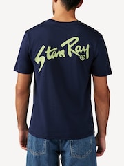Stan Ray Blue OG Logo T-Shirt - Image 1 of 8