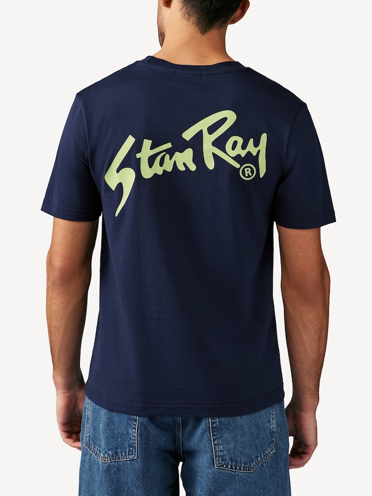 Stan Ray Blue OG Logo T-Shirt - Image 1 of 8