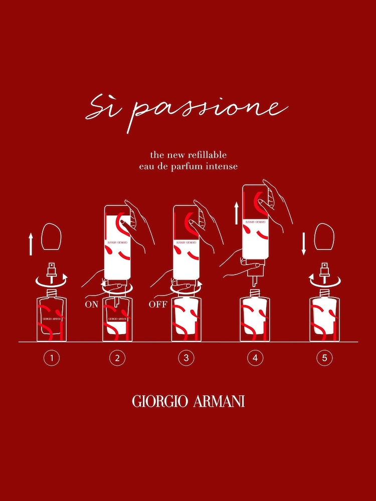 Armani Beauty Sì Passione Intense Eau de Parfum Refill 100ml - Image 2 of 4