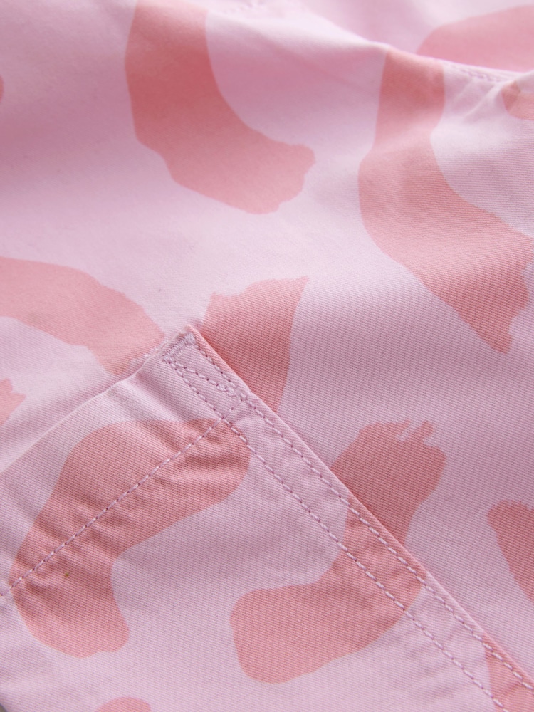Pink 100% Cotton Pattern Pullon Trousers (3mths-7yrs) - Image 7 of 8