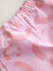 Pink 100% Cotton Pattern Pullon Trousers (3mths-7yrs) - Image 8 of 8