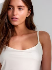 Cream Microfibre Comfort Strappy Vest - Image 5 of 9