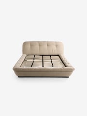 MADE.COM Brushed Plain Natural Stone Aylin Bed - Image 1 of 2