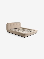MADE.COM Brushed Plain Natural Stone Aylin Bed - Image 2 of 2