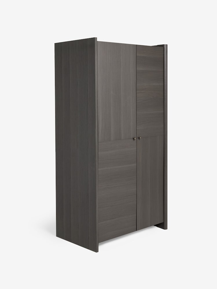 MADE.COM Dark Brown Macauley Wardrobe - Image 2 of 3