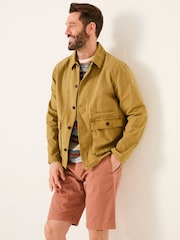 FatFace Stone Garment Dye Worker 100% Cotton Jacket - Image 1 of 6