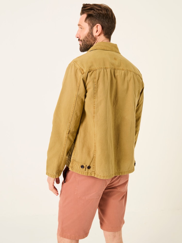 FatFace Stone Garment Dye Worker 100% Cotton Jacket - Image 2 of 6