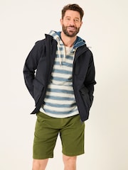 FatFace Navy Waterproof Lightweight Jacket - Image 1 of 9