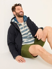 FatFace Navy Waterproof Lightweight Jacket - Image 4 of 9