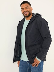FatFace Navy Waterproof Lightweight Jacket - Image 5 of 9