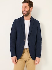 FatFace Chilworth Navy 100% Cotton Blazer - Image 2 of 10
