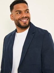 FatFace Chilworth Navy 100% Cotton Blazer - Image 6 of 10