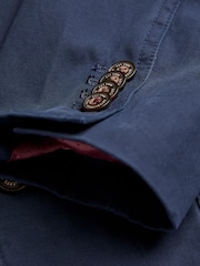 FatFace Chilworth Navy 100% Cotton Blazer - Image 9 of 10