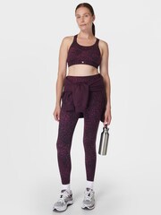 Пурпурный - Спортивные бюстгальтеры средней степени поддержки Sweaty Betty - Изображение 4 из 7