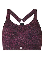 Пурпурный - Спортивные бюстгальтеры средней степени поддержки Sweaty Betty - Изображение 7 из 7
