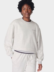 Sweaty Betty Grey Revive Crew Neck Sweatshirt - Image 3 of 6