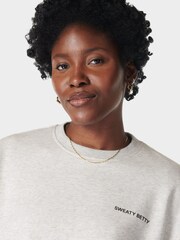 Sweaty Betty Grey Revive Crew Neck Sweatshirt - Image 5 of 6