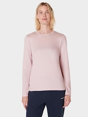 Sweaty Betty Pink Essential Long Sleeve T-Shirt - Image 1 of 1