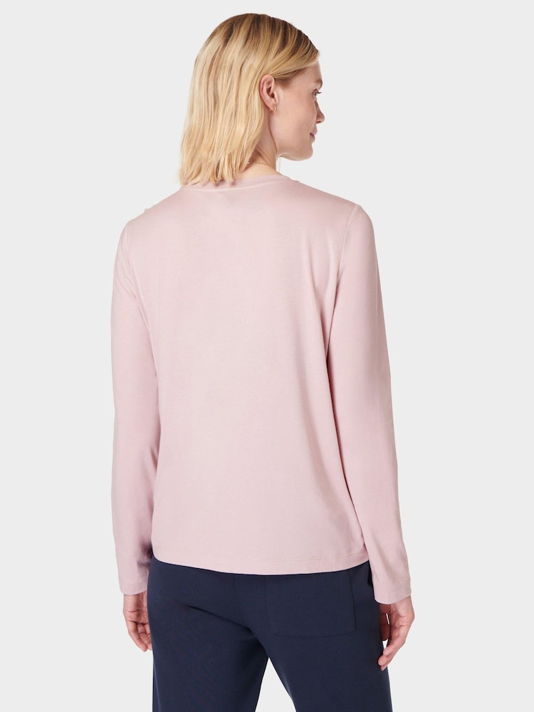 Sweaty Betty Pink Essential Long Sleeve T-Shirt - Image 2 of 7