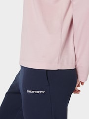 Sweaty Betty Pink Essential Long Sleeve T-Shirt - Image 6 of 7