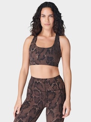 Sweaty Betty Brown Super Soft Reversible Bra - Image 1 of 8