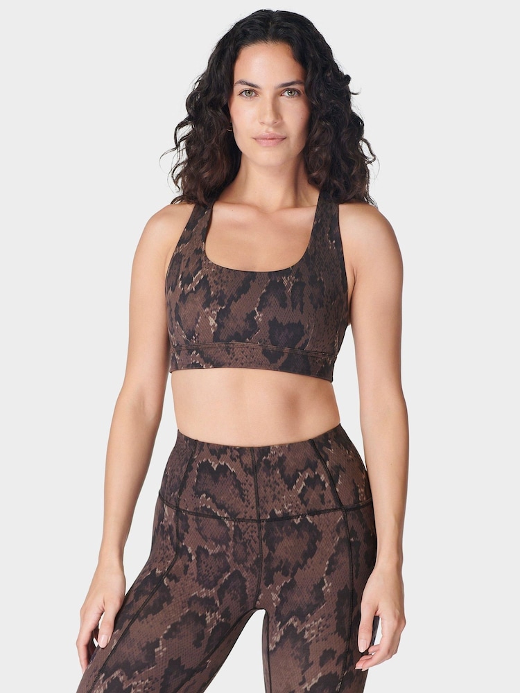 Sweaty Betty Brown Super Soft Reversible Bra - Image 1 of 8