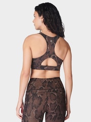 Sweaty Betty Brown Super Soft Reversible Bra - Image 2 of 8
