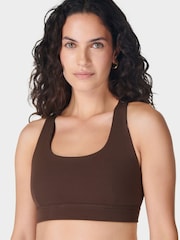 Sweaty Betty Brown Super Soft Reversible Bra - Image 3 of 8