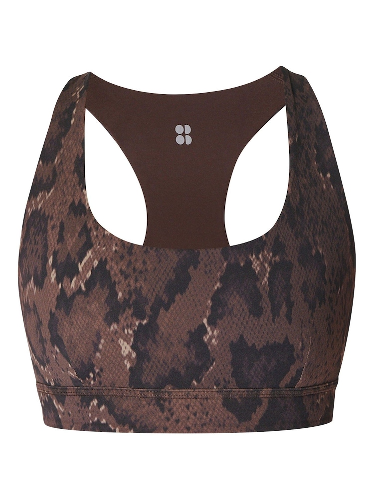Sweaty Betty Brown Super Soft Reversible Bra - Image 8 of 8