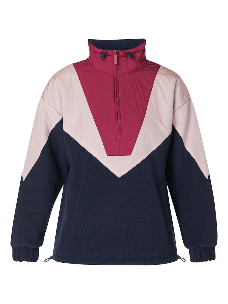 Sweaty Betty Blue Orbit Half Zip Fleece - Image 8 of 8