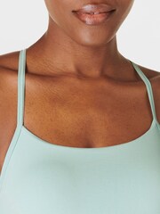 Синий - Бесшовный бюстгальтер для занятий йогой Sweaty Betty Spirit - Изображение 6 из 7