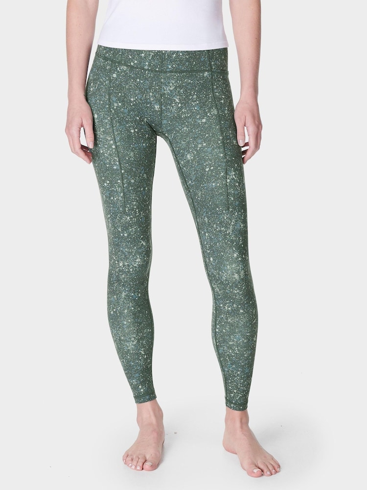Sweaty Betty Kelly Green Full Length Super Soft Yoga Leggings - Image 2 of 7