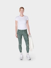Sweaty Betty Kelly Green Full Length Super Soft Yoga Leggings - Image 4 of 7