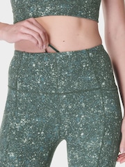 Sweaty Betty Kelly Green Full Length Super Soft Yoga Leggings - Image 5 of 7