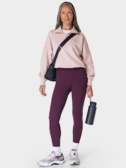 Sweaty Betty Sand Wash Funnel Neck Half Zip Sweatshirt - Bild 4 von 7