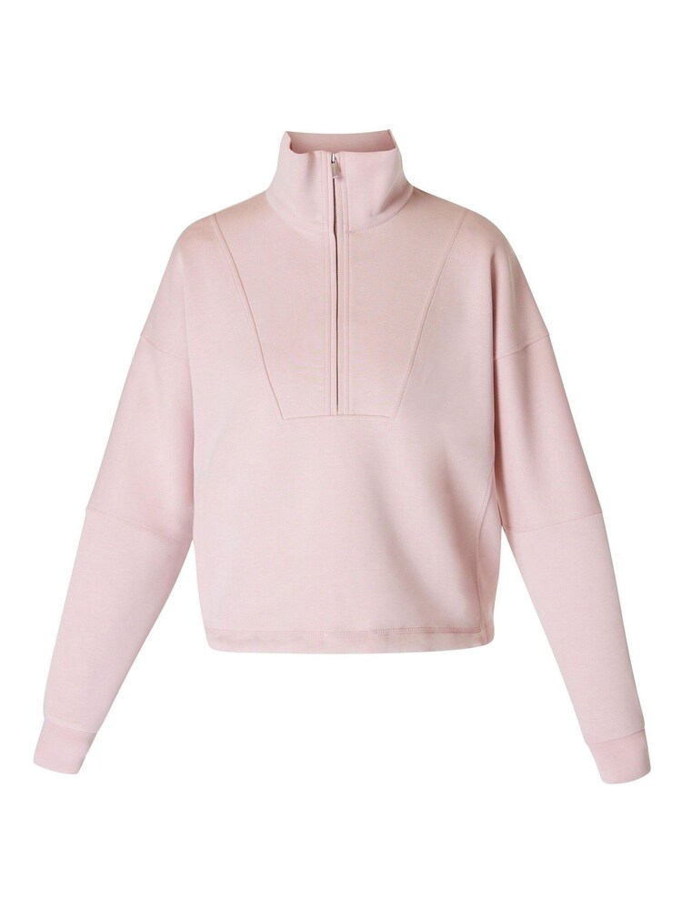 Sweaty Betty Sand Wash širok širokim visokim ovratnikom; s širokim visokim ovratnikom Half Zip zgornji del trenirke; majica za treniranje - Slika 7 iz 7 Sweaty Betty Sand Wash širok širokim visokim ovratnikom; s širokim visokim ovratnikom Half Zip zgornji del trenirke; majica za treniranje - Slika 7 iz 7