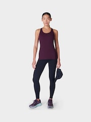 Sweaty Betty Purple Power Medium Impact Gym Tank - Image 4 of 8