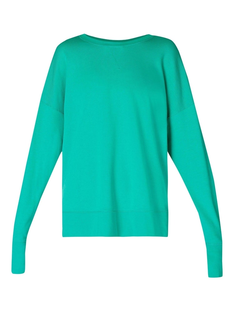 Sweaty Betty Green After Class Longline Sweatshirt - Image 7 of 7 Sweaty Betty Green After Class Longline Sweatshirt - Image 7 of 7