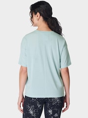 Sweaty Betty Blue Soft Flow Studio T-Shirt - Image 2 of 7