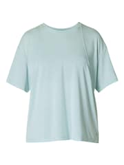 Sweaty Betty Blue Soft Flow Studio T-Shirt - Image 7 of 7