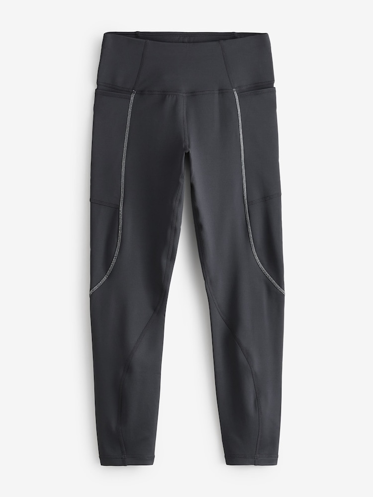 Sweaty Betty Black 7/8 Length Therma Boost 7/8 Running Leggings - Image 9 of 10