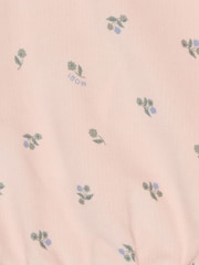 MORI Pink Floral 100% Organic Cotton Pretty Cord Jacket - صورة 6 من 6