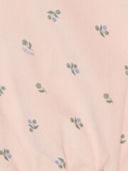 MORI Pink Floral 100% Organic Cotton Pretty Cord Dress - Image 7 of 7