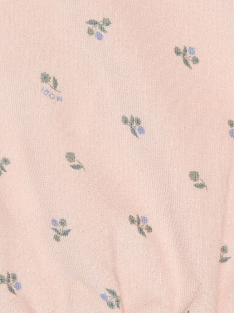 MORI Pink Floral 100% Organic Cotton Pretty Cord Dress - Image 7 of 7