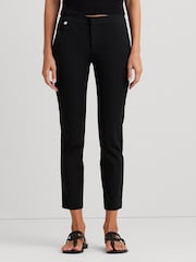 Lauren Ralph Lauren Stretch Twill Cotton Skinny Trousers - Image 1 of 7
