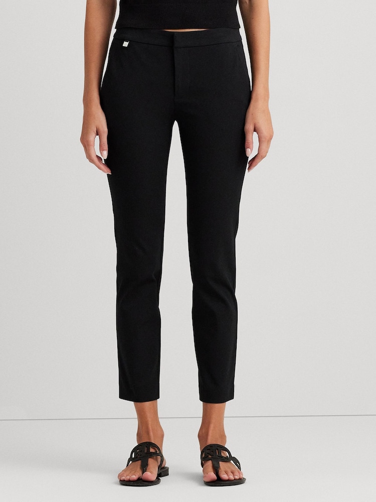 Lauren Ralph Lauren Stretch Twill Cotton Skinny Trousers - Image 1 of 7