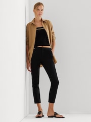 Lauren Ralph Lauren Stretch Twill Cotton Skinny Trousers - Image 3 of 7