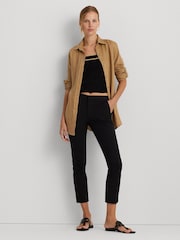 Lauren Ralph Lauren Stretch Twill Cotton Skinny Trousers - Image 4 of 7