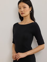 Lauren Ralph Lauren Munzie Stretch Jersey Midi Dress - Image 3 of 5